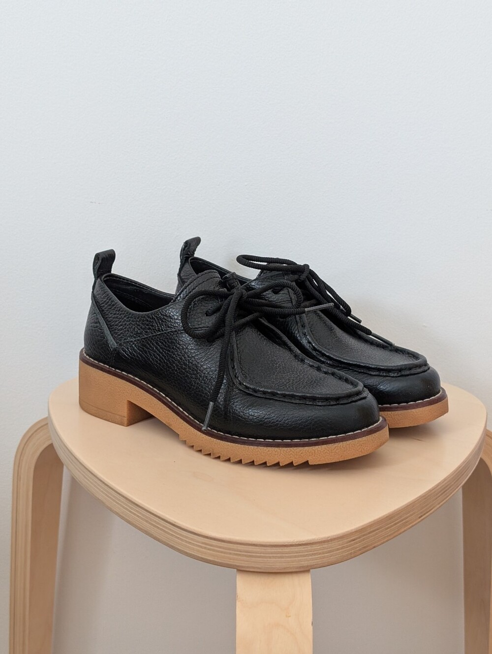 Clarks black leather platform loafers - Eden - size 6.5 - Picture 11 of 11